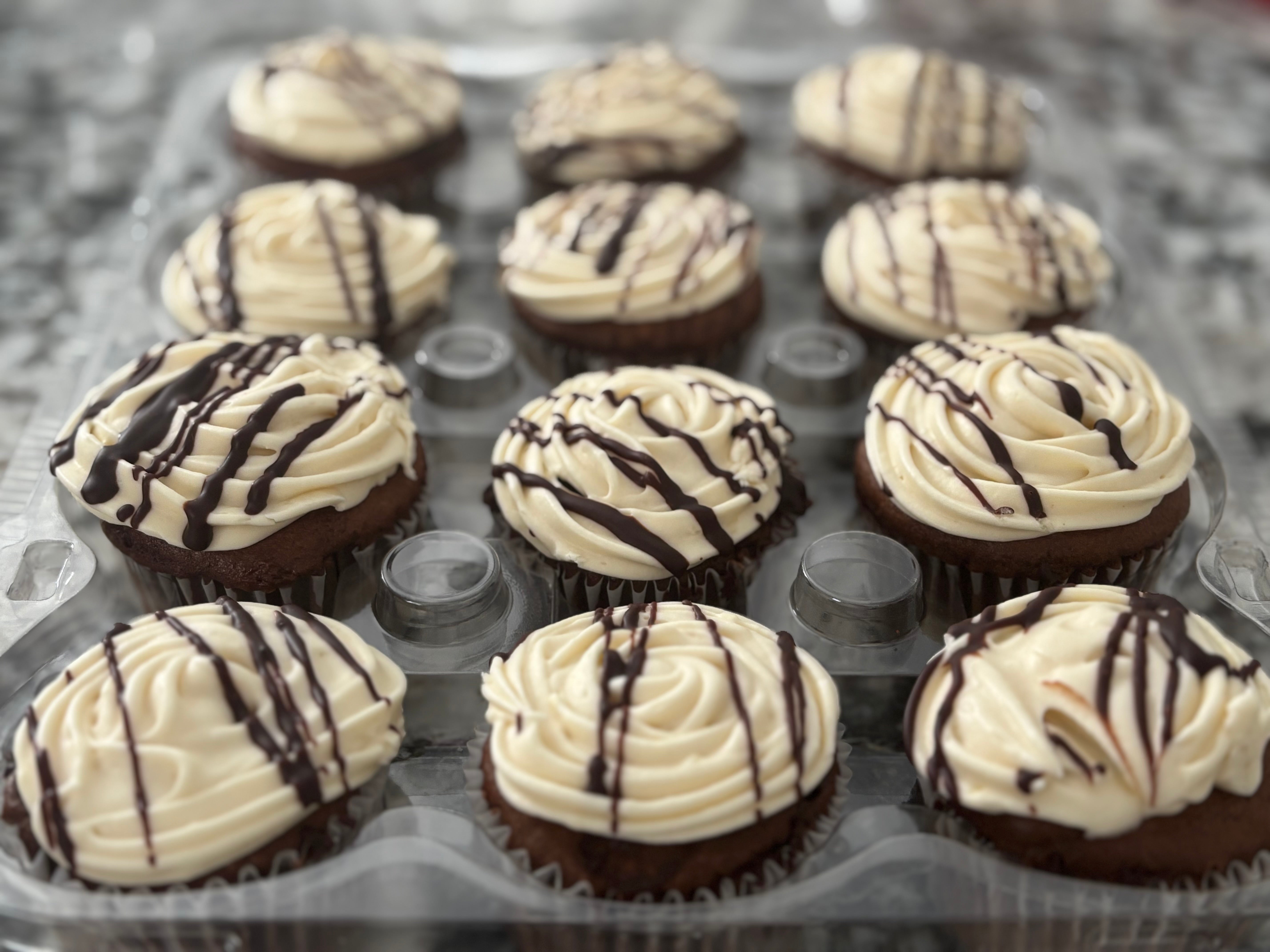Chocolate Irish Cupcakes