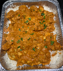 Butter Chicken Over Rice