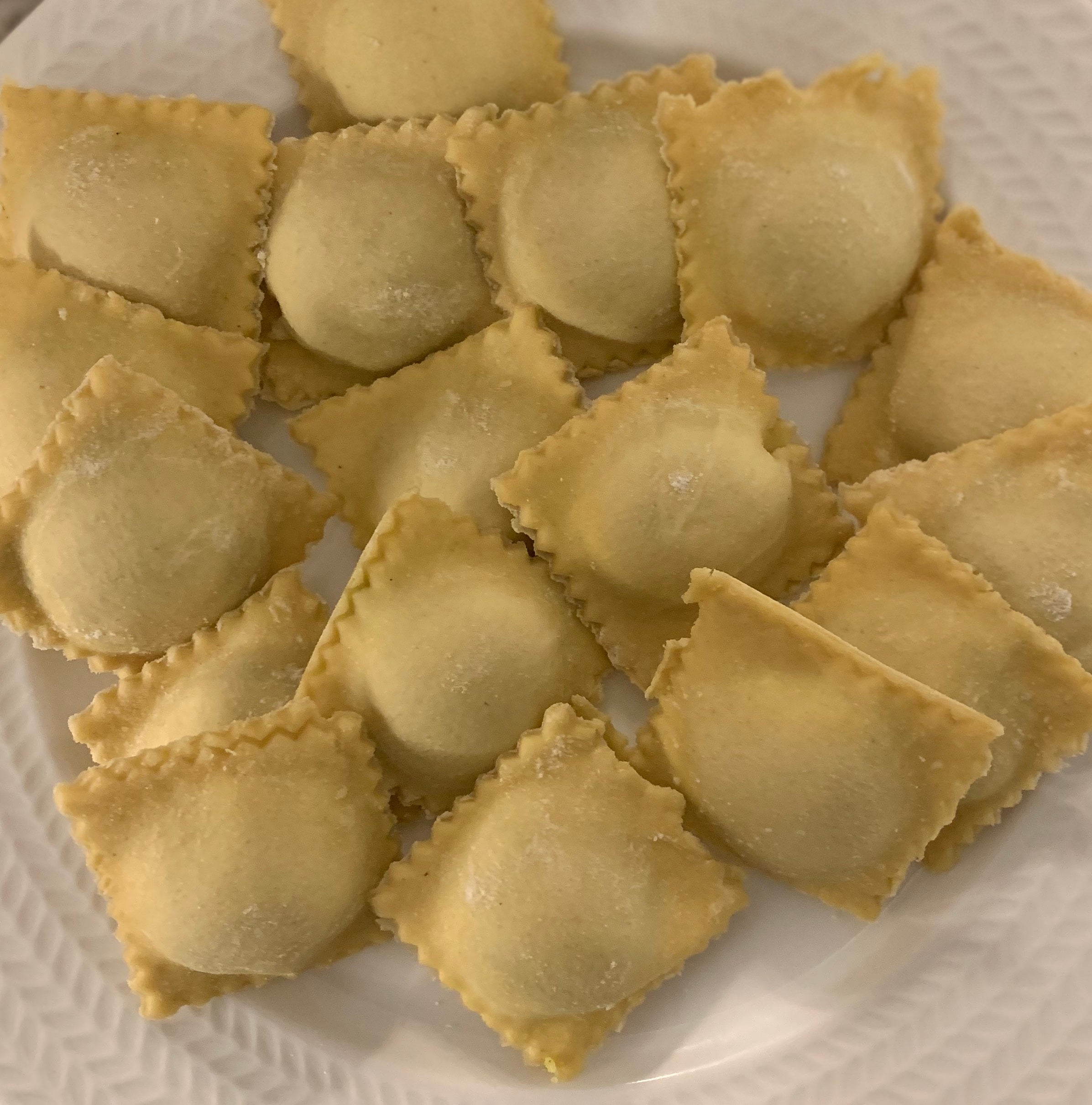 Fresh Spinach & Ricotta Filled Ravioli