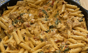 Creamy Tuscan Chicken with Pasta